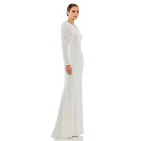 NWT | IEENA for Mac Dugal, White Sparkle Bridal Dress. Style 26591, Size 4 - Picture 2 of 12